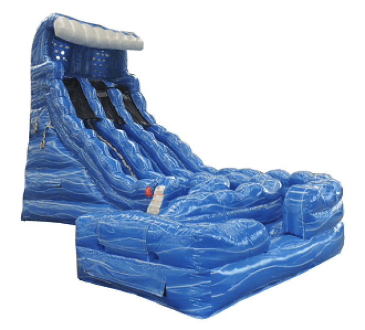 22-Foot Monster Blue Wave Slide